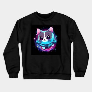 Anime Space Cat Series Kappa Crewneck Sweatshirt